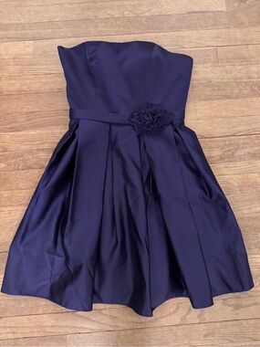 Pretty Maids Women's Purple Strapless Mini Dress - Size 8
b25